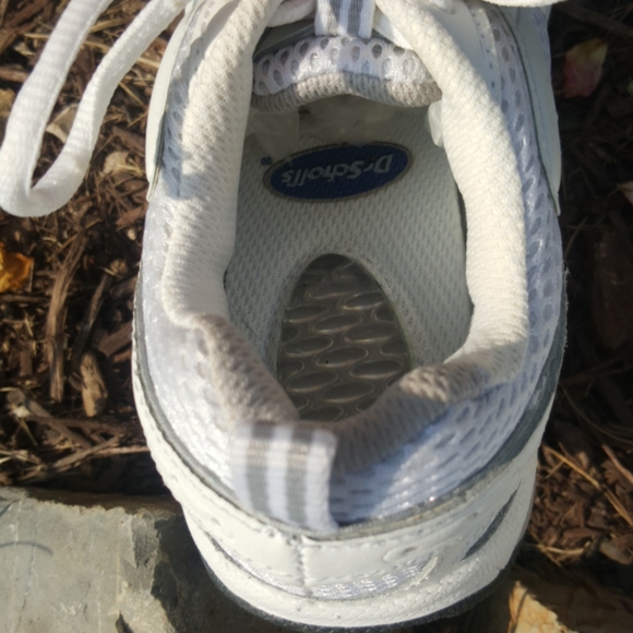 DR. SCHOLL'S ♡ White Leather|Mesh Air-Pillo Personal Trainers Rocker Sneakers 6 - Picture 13 of 13